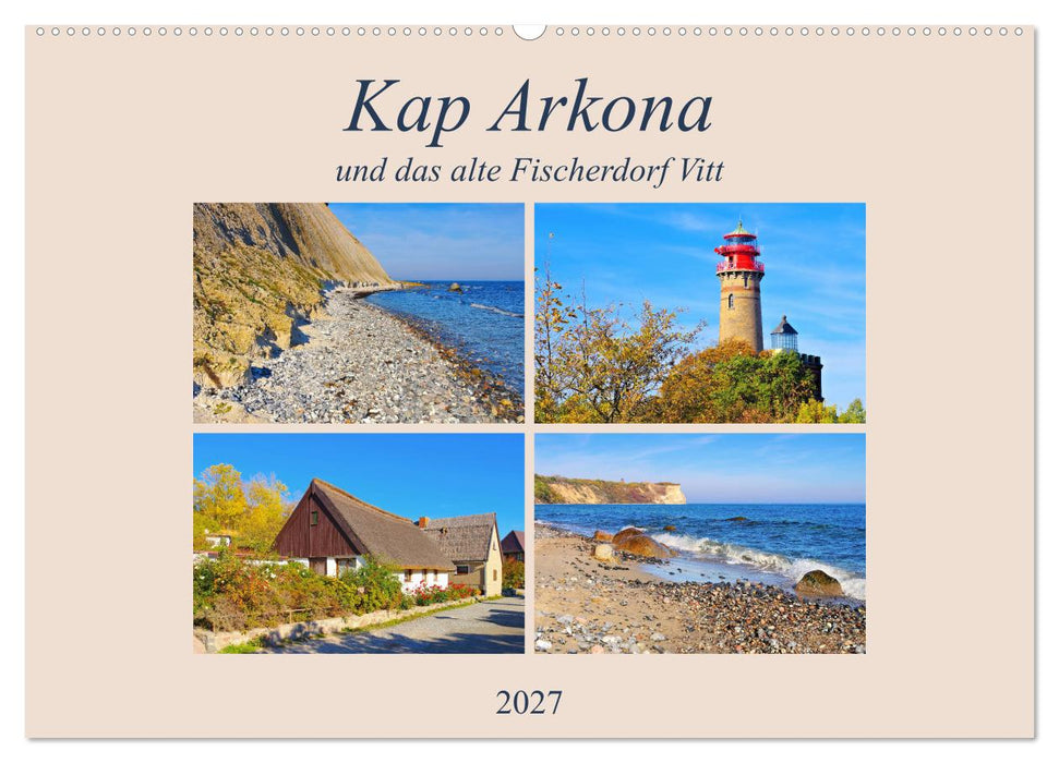 Kap Arkona und das alte Fischerdorf Vitt (CALVENDO Wandkalender 2027)