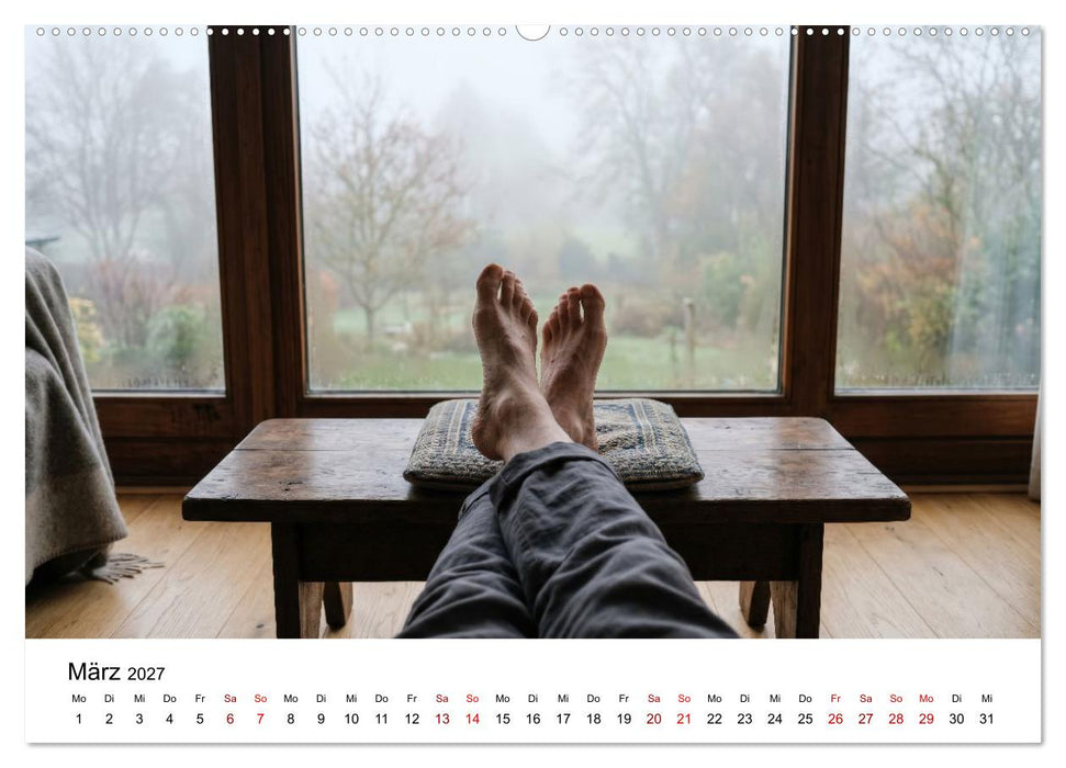 Unten Ohne - Barfuß durchs Jahr (CALVENDO Wandkalender 2027)