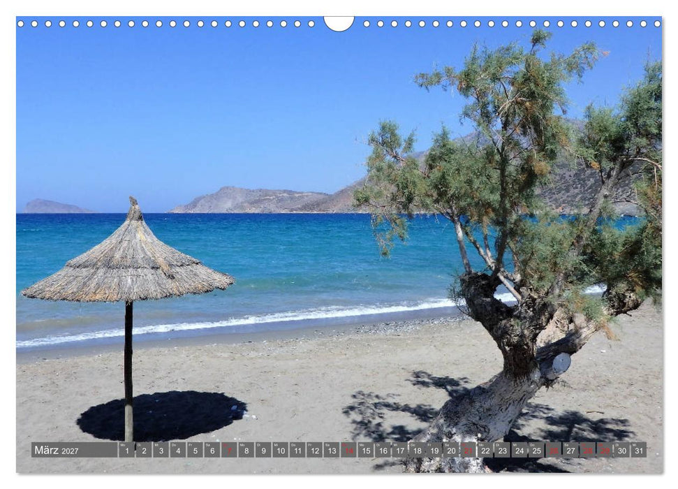 Kreta Pur - Eine Bilderreise für die Sinne (CALVENDO Wandkalender 2027)