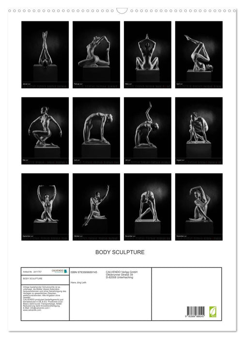 BODY SCULPTURE (CALVENDO Wandkalender 2027)