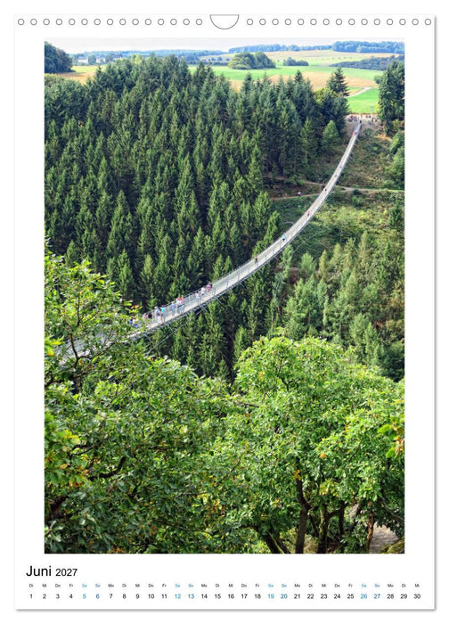 Natur genießen - Hunsrück, Mosel und Eifel (CALVENDO Wandkalender 2027)