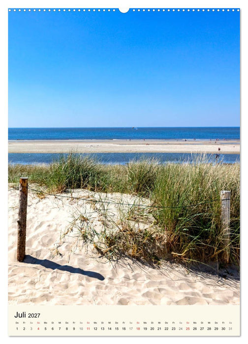 LANGEOOG Strandspaziergang (CALVENDO Premium Wandkalender 2027)