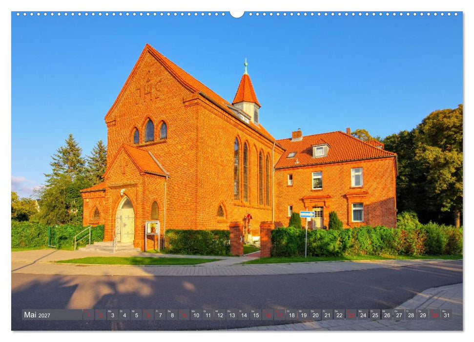 Vinetastadt Barth - Spaziergang durch die historische Stadt (CALVENDO Premium Wandkalender 2027)