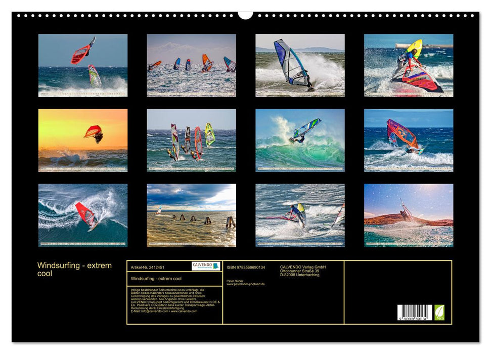 Windsurfing - extrem cool (CALVENDO Wandkalender 2027)