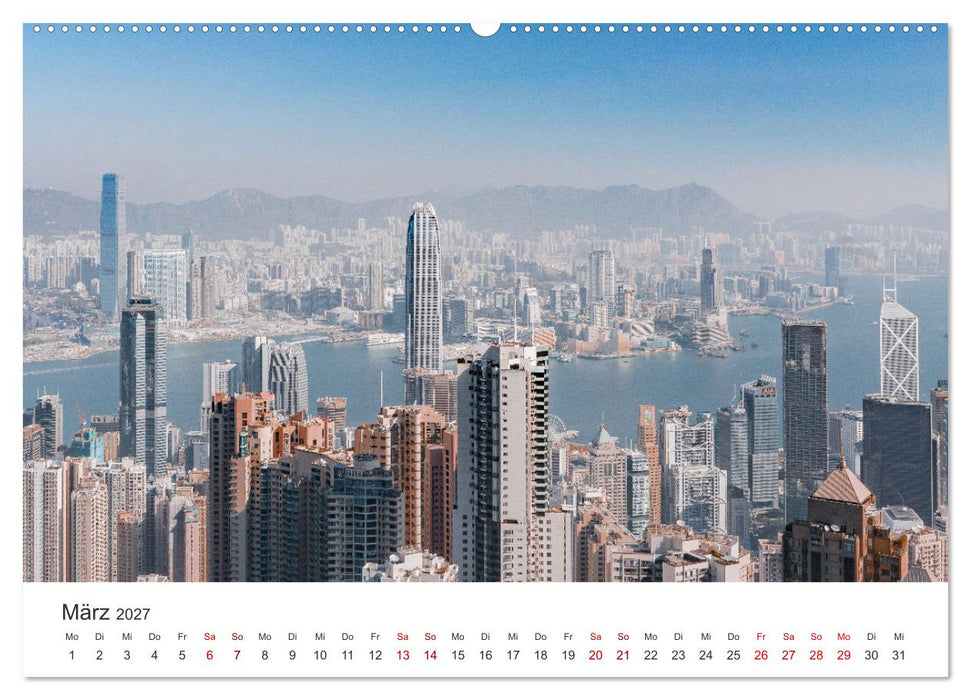Hongkong - eine einzigartige Weltstadt (CALVENDO Wandkalender 2027)