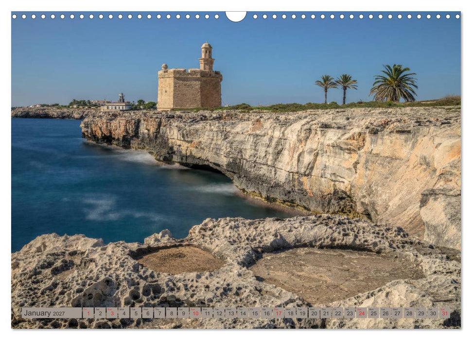 Menorca Untouched paradise in the Mediterranean Sea (CALVENDO Monthly Calendar 2027)