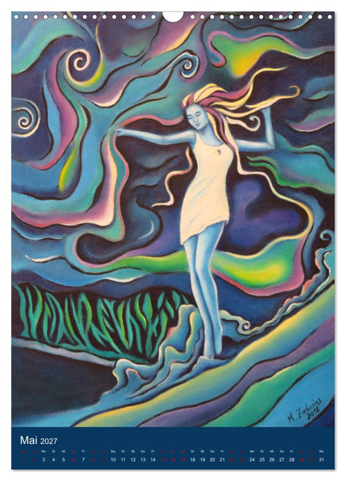 Außergewöhnliche spirituelle Kunst 2027 (CALVENDO Wandkalender 2027)