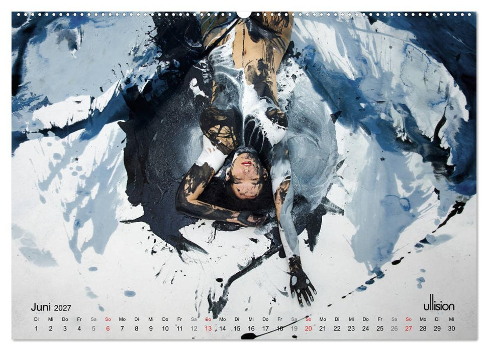 FARBSPIELE - Akt im Feuerwerk der Farben (CALVENDO Wandkalender 2027)