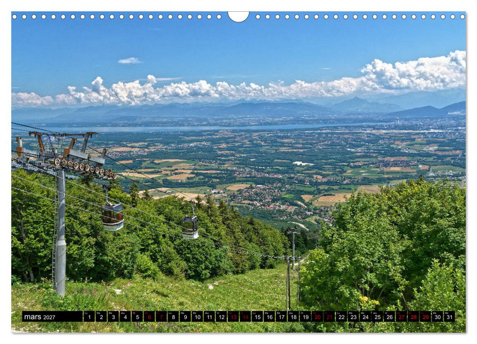 Au fil du temps... Du Jura aux Alpes (CALVENDO Calendrier mensuel 2027)