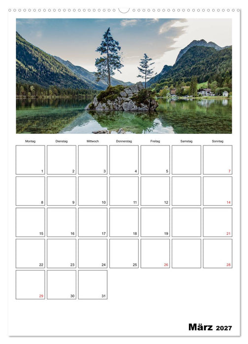 Bayerische Bergwelten (CALVENDO Premium Wandkalender 2027)