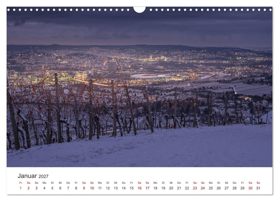 Stadtblick Stuttgart (CALVENDO Wandkalender 2027)