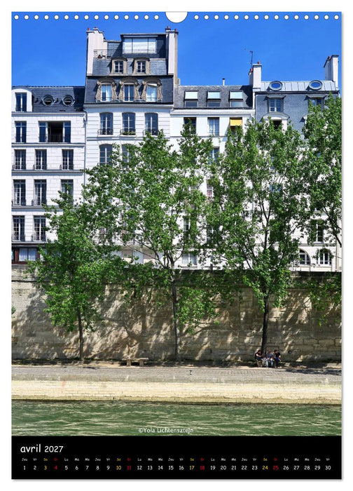 Paris de tous les temps (CALVENDO Calendrier mensuel 2027)