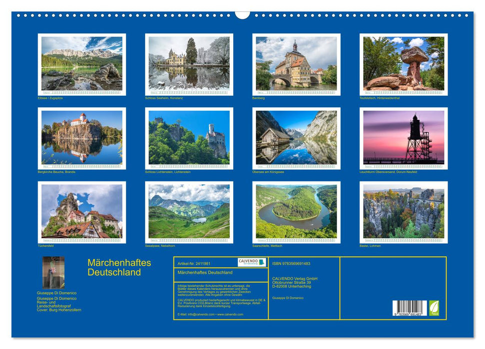 Märchenhaftes Deutschland (CALVENDO Wandkalender 2027)
