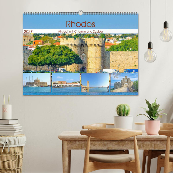 Rhodos - Altstadt mit Charme und Zauber (CALVENDO Wandkalender 2027)