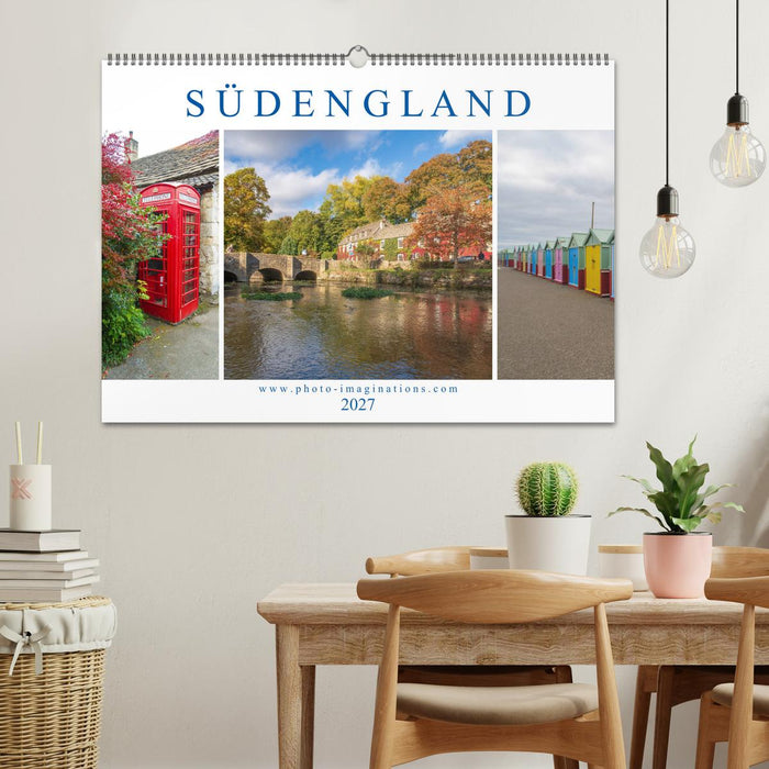 Bezauberndes Südengland (CALVENDO Wandkalender 2027)