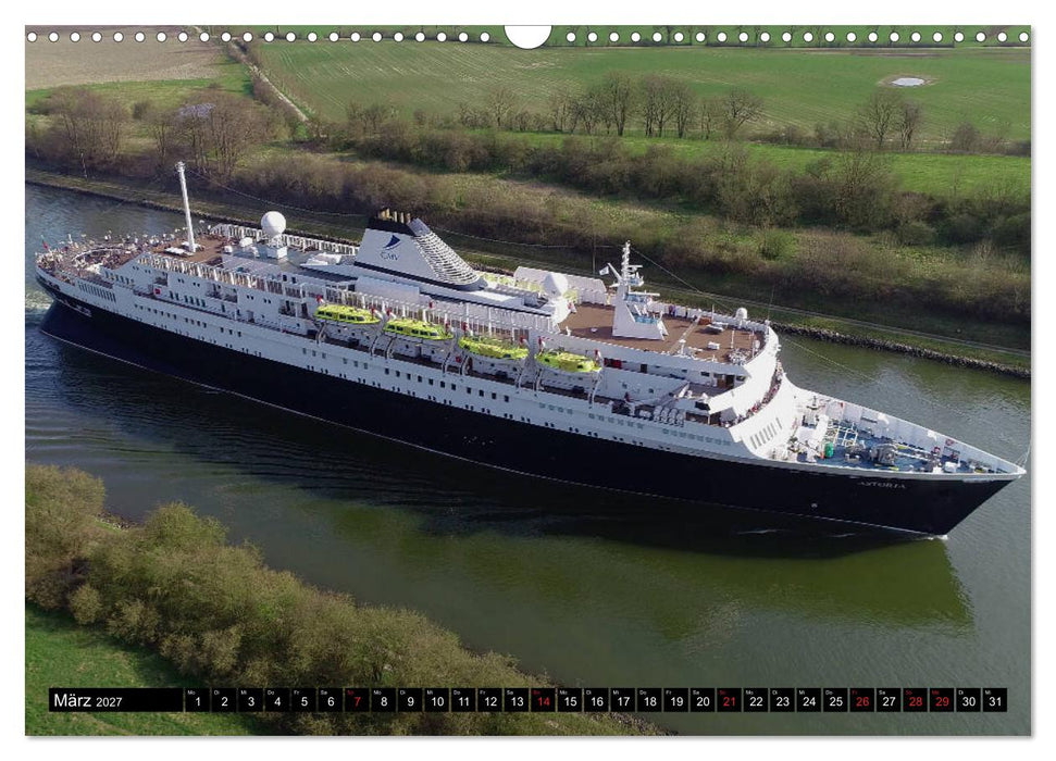 100 Meter über Grund - Am Nord-Ostsee-Kanal (CALVENDO Wandkalender 2027)