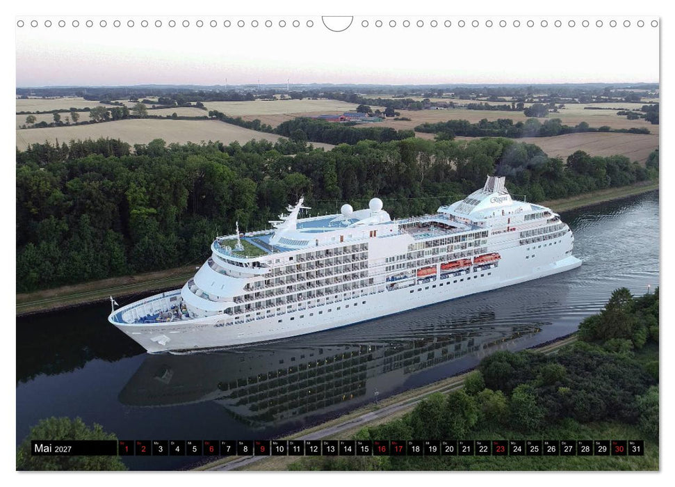 100 Meter über Grund - Am Nord-Ostsee-Kanal (CALVENDO Wandkalender 2027)