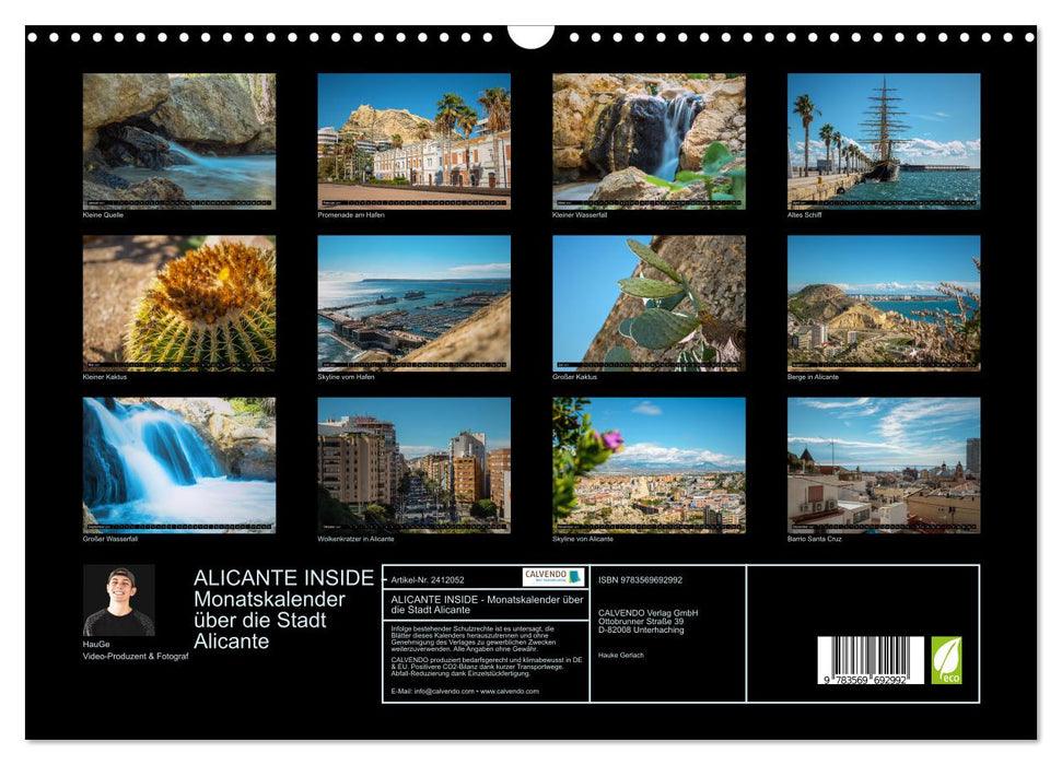 ALICANTE INSIDE - Monatskalender über die Stadt Alicante (CALVENDO Wandkalender 2027)