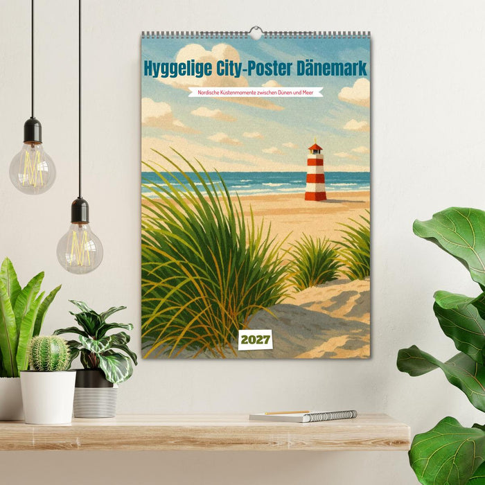 Hyggelige City-Poster Dänemark (CALVENDO Wandkalender 2027)