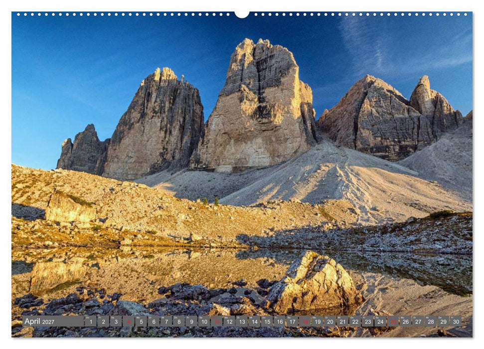 Tiroler Bergseen (CALVENDO Premium Wandkalender 2027)