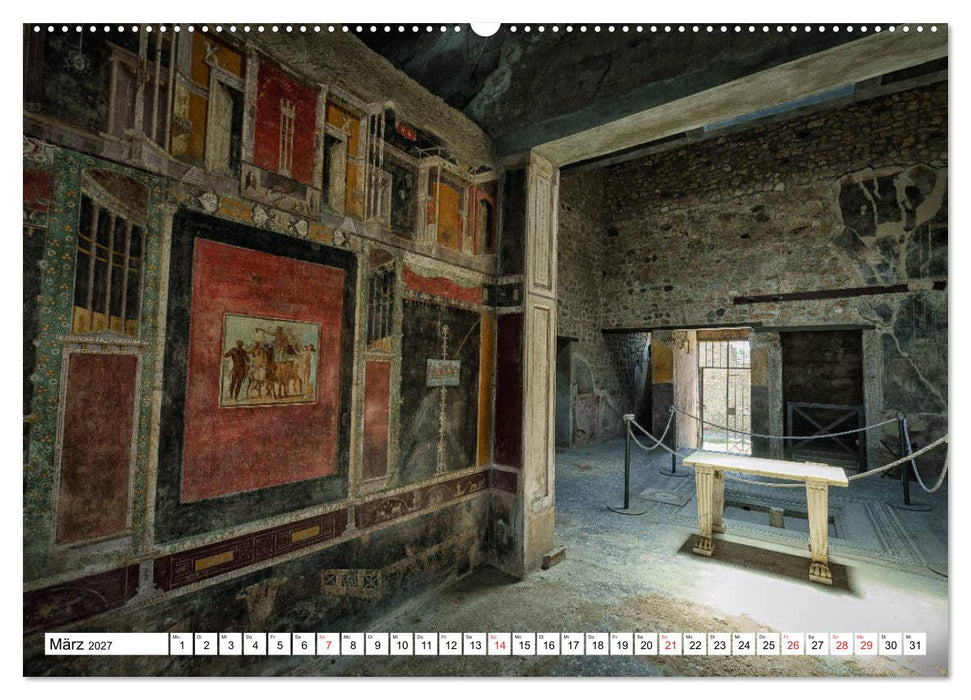 Versteinerte Stadt Pompeji (CALVENDO Wandkalender 2027)