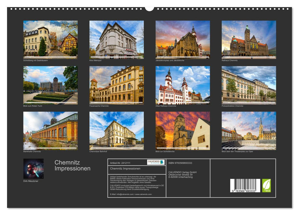 Chemnitz Impressionen (CALVENDO Premium Wandkalender 2027)