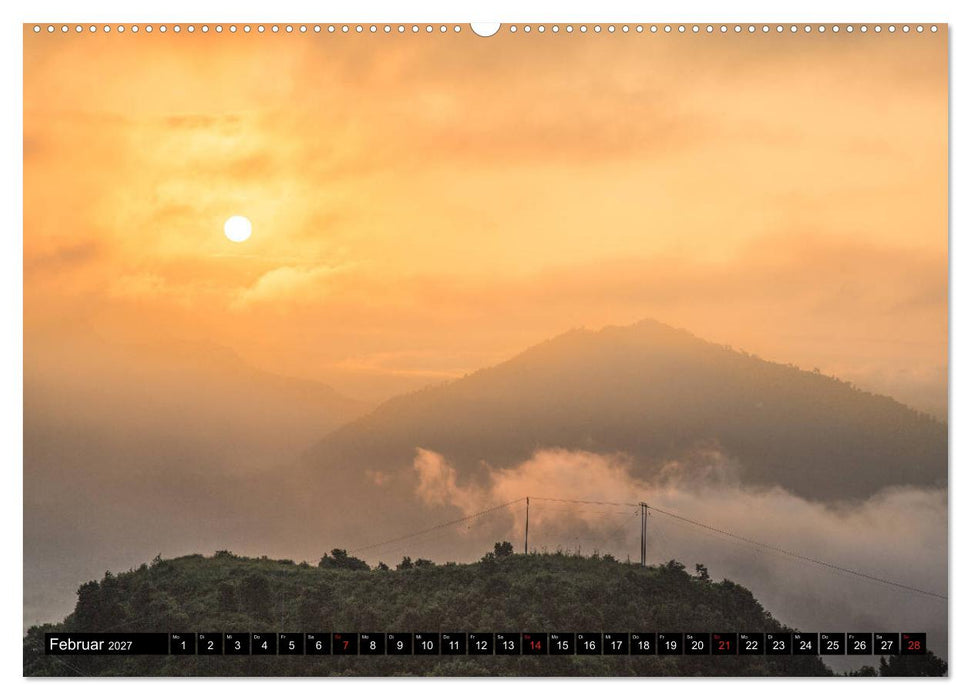 Lichtmomente - Eine Reise durch Nepal (CALVENDO Wandkalender 2027)