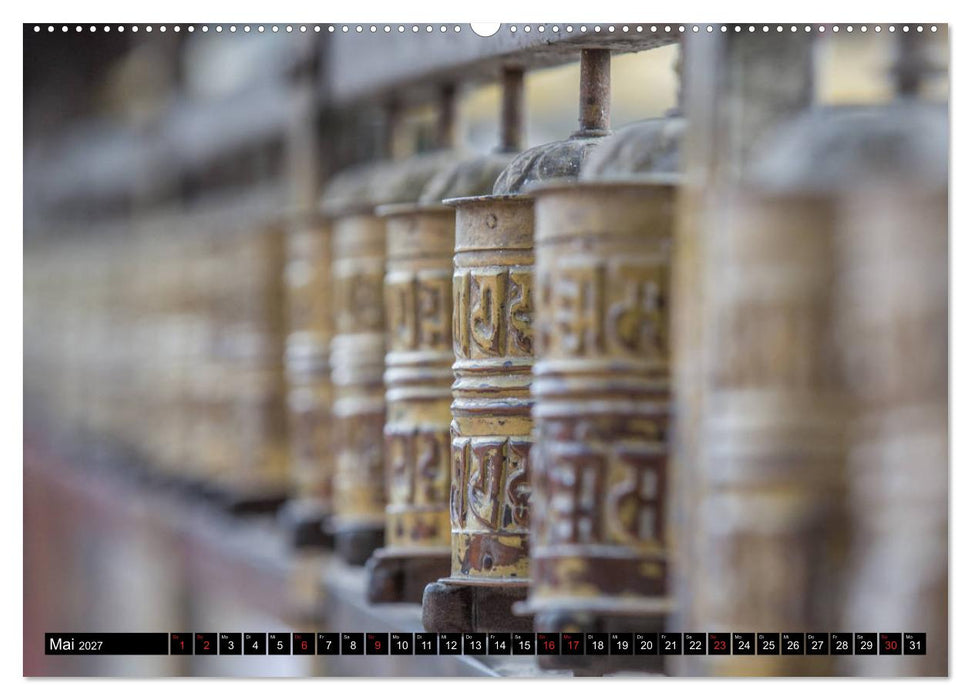 Lichtmomente - Eine Reise durch Nepal (CALVENDO Wandkalender 2027)