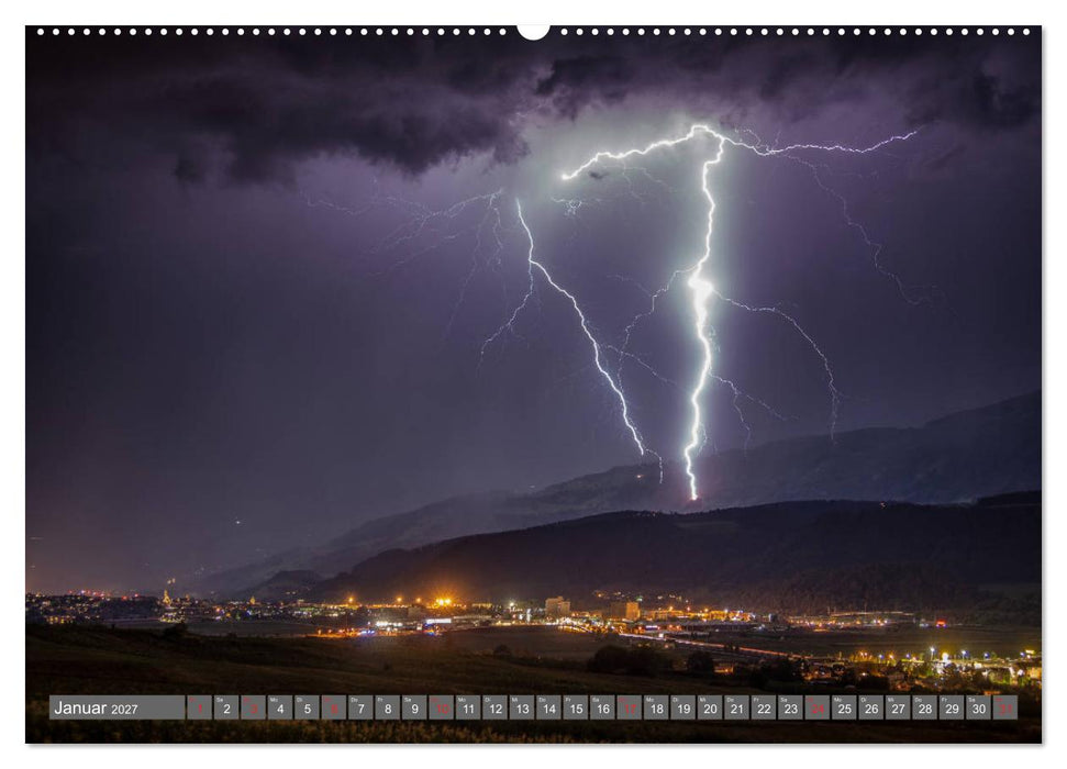 Blitz & Donner (CALVENDO Premium Wandkalender 2027)