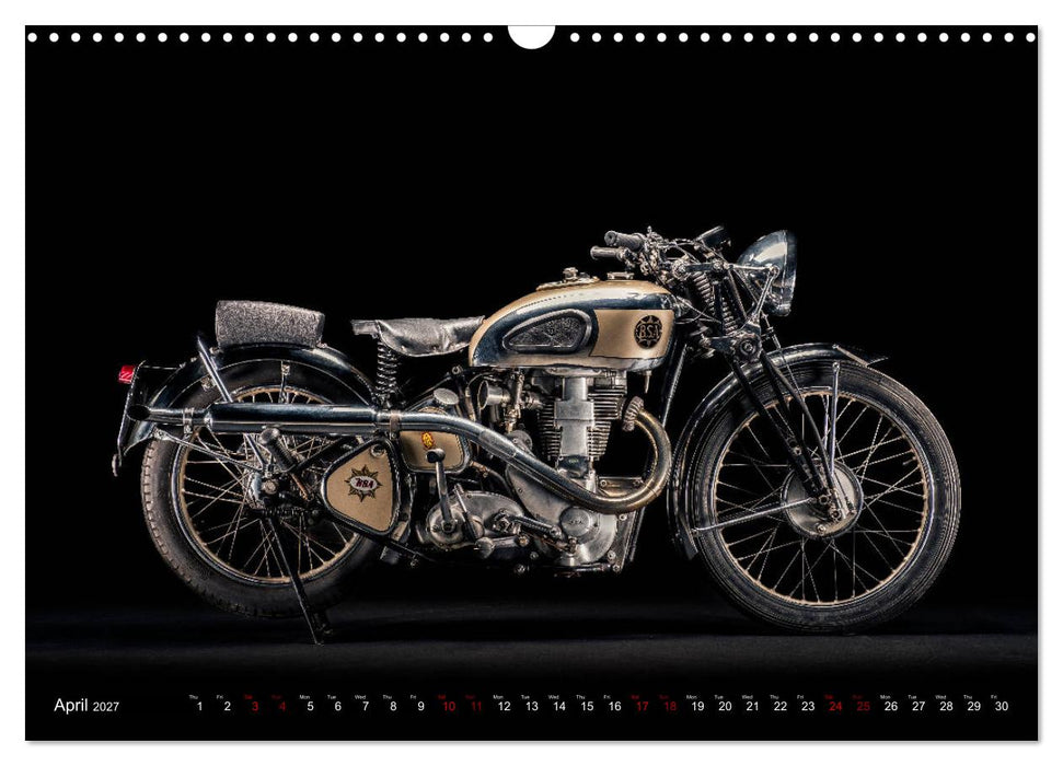 Motorcycle Legends (CALVENDO Monthly Calendar 2027)