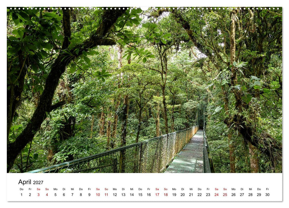 Costa Rica - das Naturparadies (CALVENDO Wandkalender 2027)