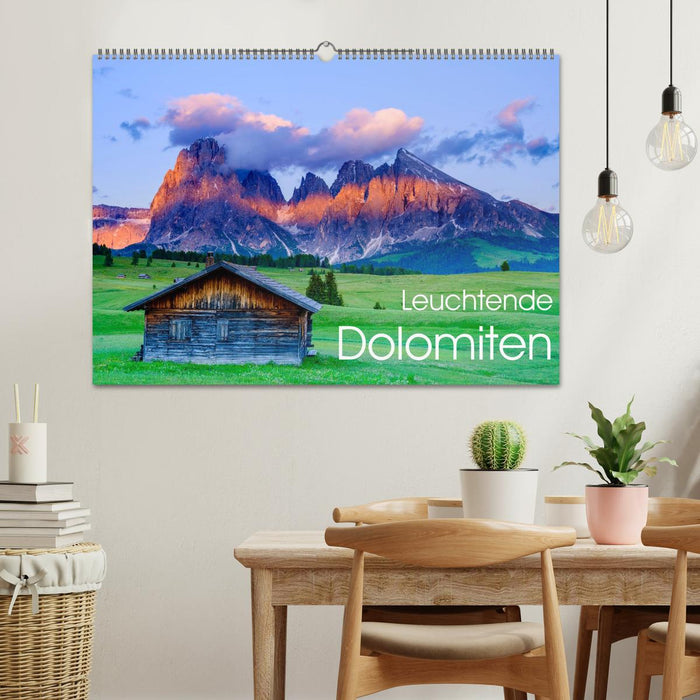 Leuchtende Dolomiten (CALVENDO Wandkalender 2027)