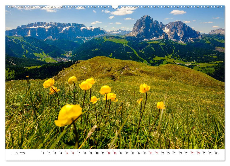 Leuchtende Dolomiten (CALVENDO Wandkalender 2027)