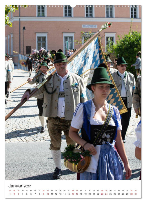 Bayerische Gebirgsschützen (CALVENDO Wandkalender 2027)