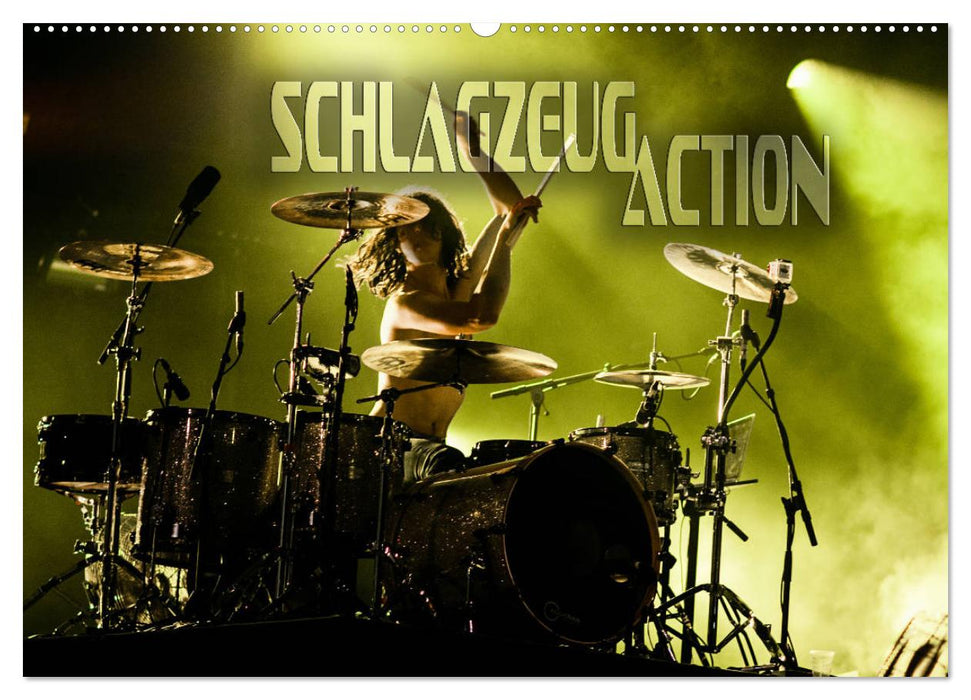 Schlagzeug Action (CALVENDO Wandkalender 2027)
