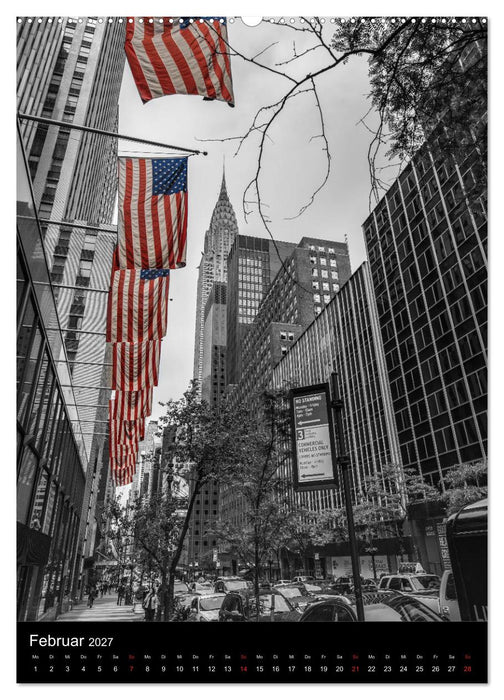 New York City - Color Glow Edition (CALVENDO Premium Wandkalender 2027)