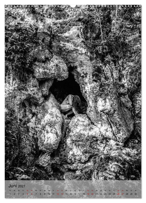 Naked: Akt + Landschaft (CALVENDO Wandkalender 2027)