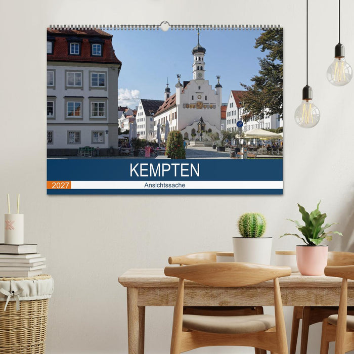 Kempten - Ansichtssache (CALVENDO Wandkalender 2027)