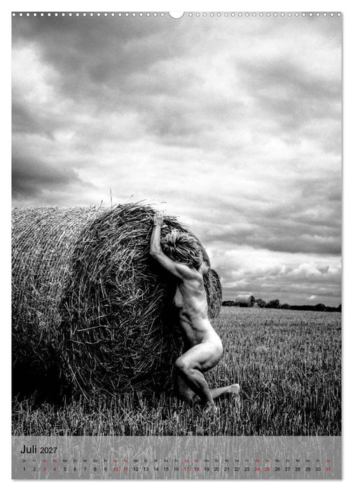 Naked: Akt + Landschaft (CALVENDO Premium Wandkalender 2027)