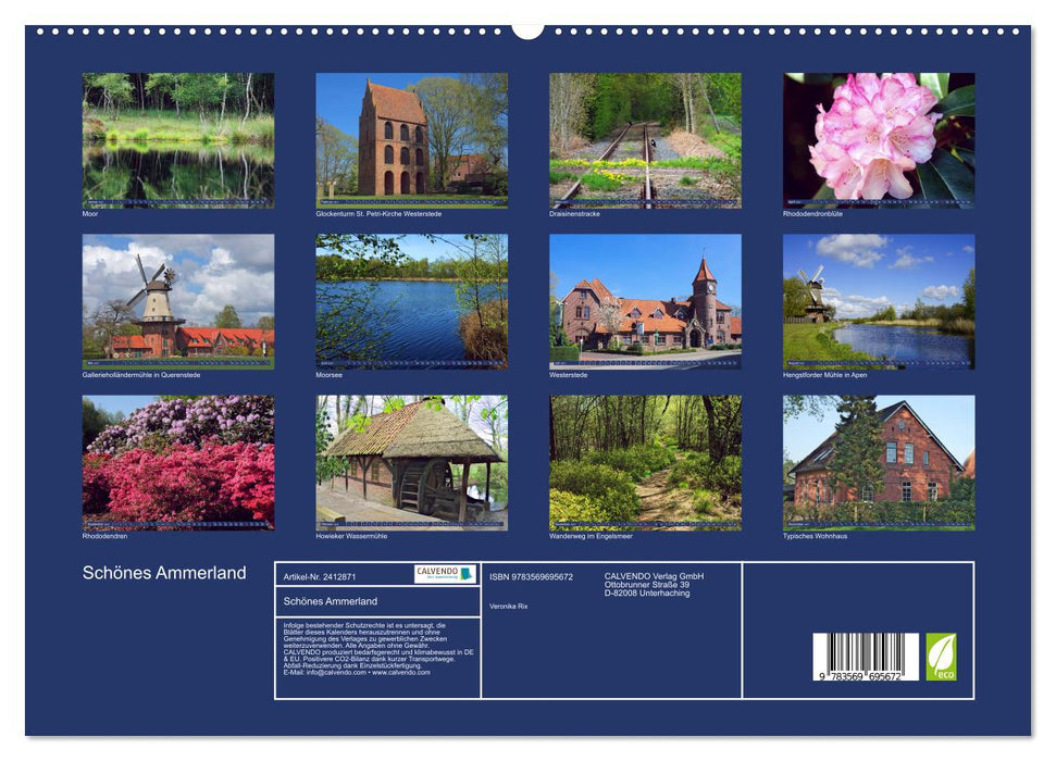 Schönes Ammerland (CALVENDO Premium Wandkalender 2027)