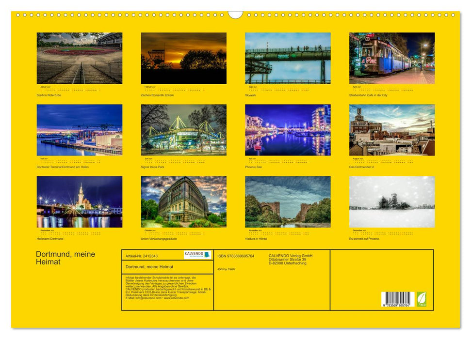 Dortmund, meine Heimat (CALVENDO Wandkalender 2027)