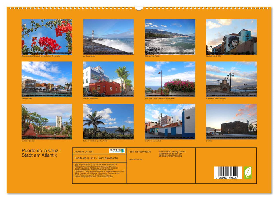 Puerto de la Cruz - Stadt am Atlantik (CALVENDO Premium Wandkalender 2027)