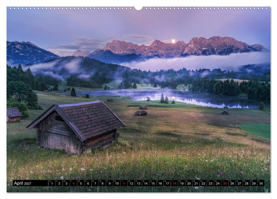 Alpen und Seen (CALVENDO Premium Wandkalender 2027)