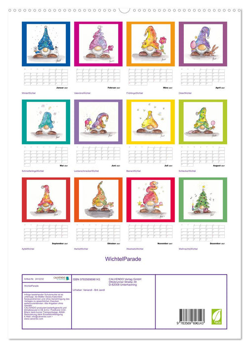 WichtelParade (CALVENDO Premium Wandkalender 2027)