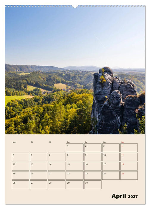 Zauberhafte Sächsische Schweiz (CALVENDO Wandkalender 2027)