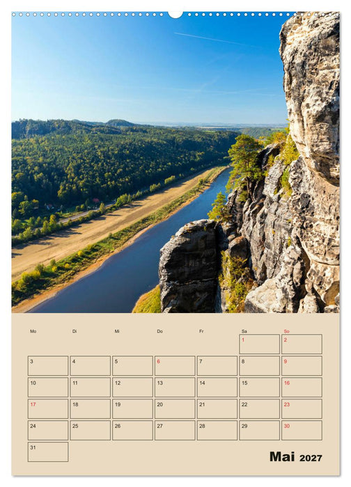 Zauberhafte Sächsische Schweiz (CALVENDO Wandkalender 2027)