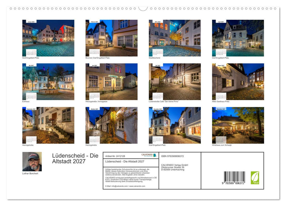 Lüdenscheid - Die Altstadt 2027 (CALVENDO Premium Wandkalender 2027)