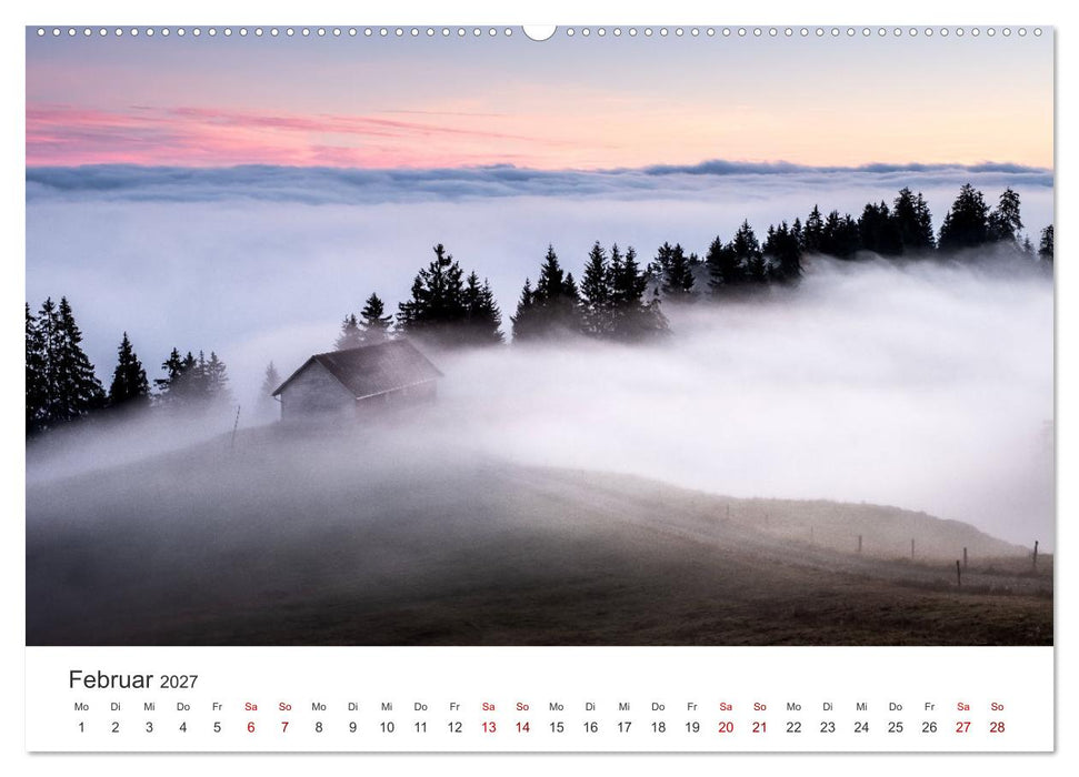 Schweiz - Faszination Natur (CALVENDO Premium Wandkalender 2027)