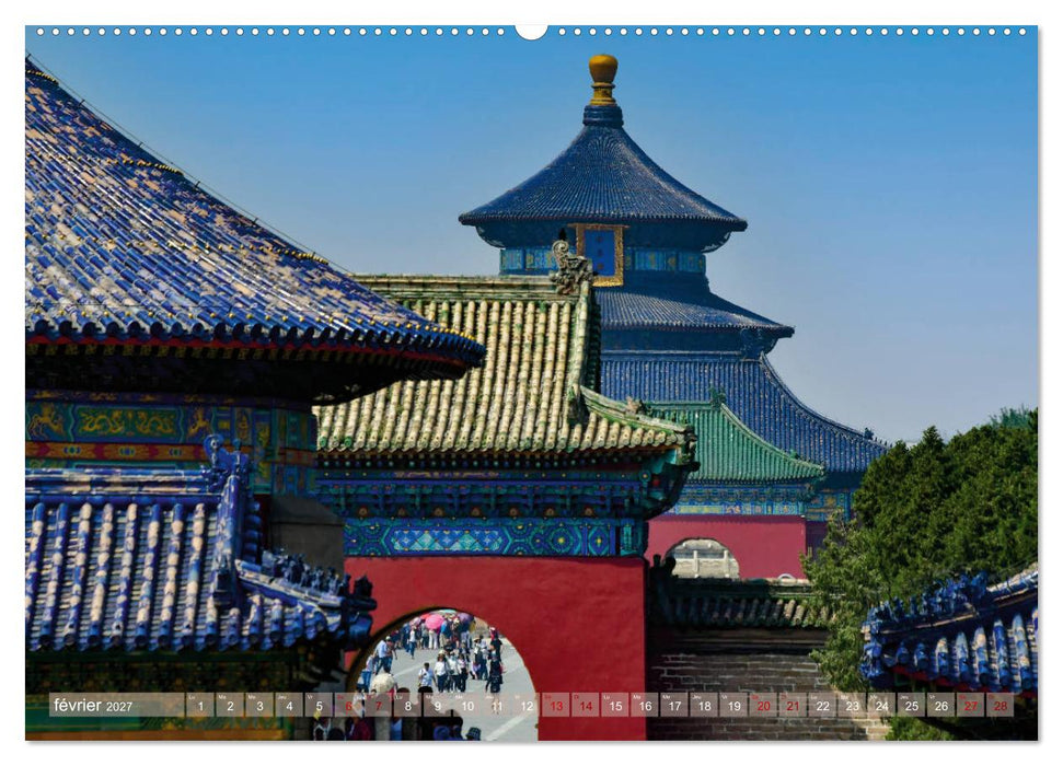 Palais et jardins impériaux à Pékin (CALVENDO Calendrier supérieur 2027)