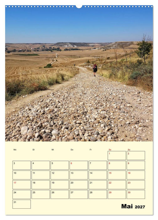 Buen Camino - Mein Jakobsweg - Camino Francés (CALVENDO Wandkalender 2027)